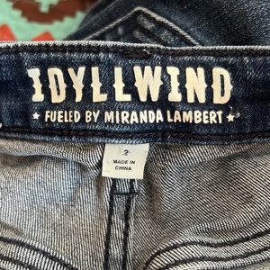 High rise idyllwind flair jeans size 2
